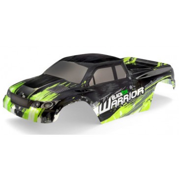 Blackzon Warrior Bodyshell (Black/Green)