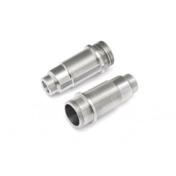 Aluminum Shock Body Set (Silver 2pcs)