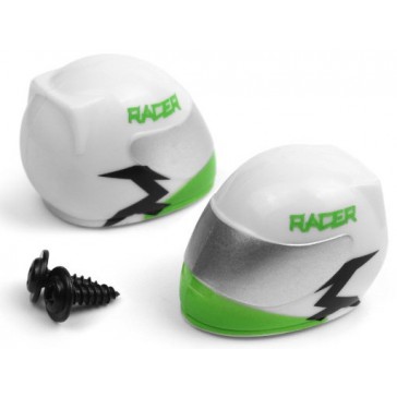 Driver Helmet (Green/2pcs)