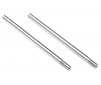 Shock shafts, steel, chrome finish (xx-long) (2)