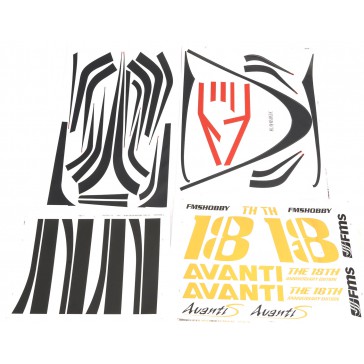 90mm Avanti - Decal sheet