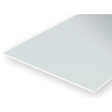 EG Witte 8"x21" plaat 0.38mm (6s.)