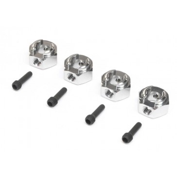 Aluminum Hex Hub, 12mm, Hard Anodized: RBX10