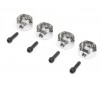 Aluminum Hex Hub, 12mm, Hard Anodized: RBX10