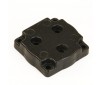 K336 MOTOR COVER, ZINC ALLOY, BLACK