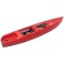 DF65V6 RED HULL (INCL. SERVO TRAY,DECK EYES,FINBOX,BU