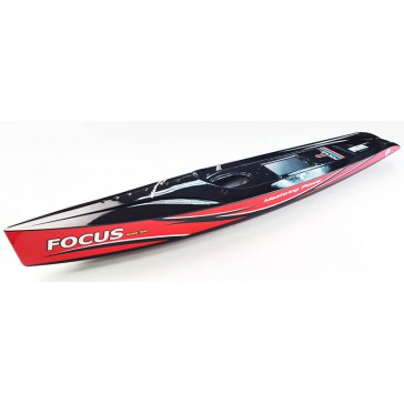 FOCUS V3 HULL WITH RED DECALS AND PAINTING