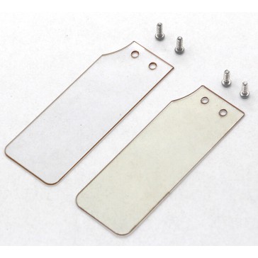 RESCUE RUDDER PVC PLATE WITH SCREWS(PK2)