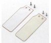 RESCUE RUDDER PVC PLATE WITH SCREWS(PK2)