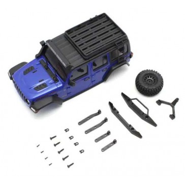 Bodyshell  Jeep Wrangler Rubicon Mini-Z 4X4 MX01 M.Blue