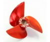 PROPELLER (D32 X P1.4) 3 BLADE (DIAM 4.0) CNC DURALUMINUM