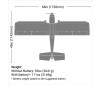 Super Timber 1.7m BNF Basic with AS3X and SAFE Select