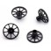 Wheel inserts, RAYS type 9 spoke for Ø17,3mm wheels