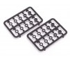 Plastic Washer Set 1,1.5,2,3,4mm (20 pcs)