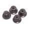 M4 Steel Nyloc Flanged Nut (4 pcs)