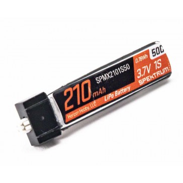 210mAh 1S 3.7V 50C LiPo. JST PH1.25mm Connector