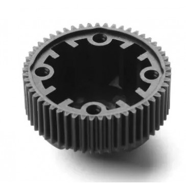 COMPOSITE GEAR DIFFERENTIAL CASE WITH PULLEY 53T - LCG - NARROW - GRA