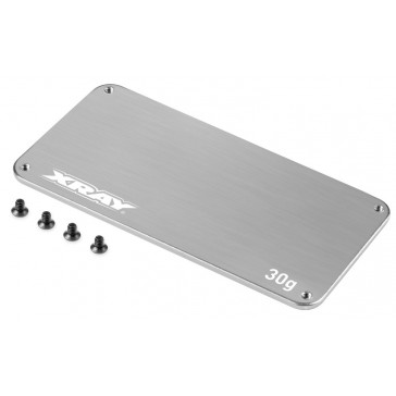 STAINLESS STEEL WEIGHT FOR ELECTRONICS FOR 1-PIECE CHASSIS 30g