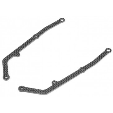 X12 GRAPHITE SIDE BRACE 2.0MM - THINNER - RIGHT & LEFT