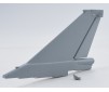 64mm J-10 - Vertical Stabilizer (Grey)