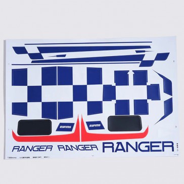 1200mm Ranger  V3 - Decal sheet (red)