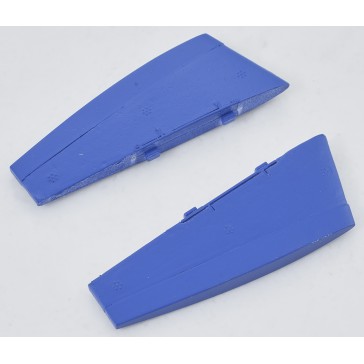 64mm J-10 - Ventral fins (Blue)