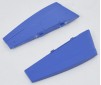 64mm J-10 - Ventral fins (Blue)