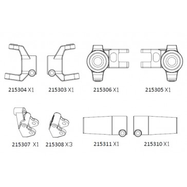 EMO straight axle seat kit