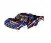 Body, Slash 4X4 (also fits Slash VXL & Slash 2WD), blue (painted, dec