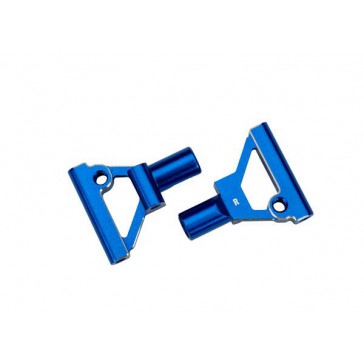 Suspension arms, lower, front, 6061-T6 aluminum (blue-anodized) (left