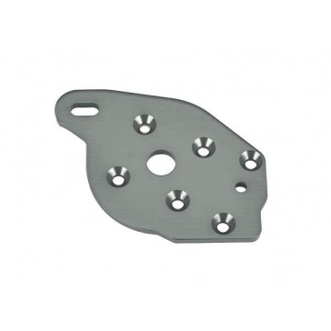 Plate, motor, 6061-T6 aluminum (gray-anodized)