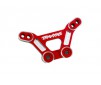 Shock tower, front, 6061-T6 aluminum (red-anodized)/ 3x15mm BCS (with