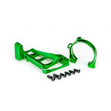 Motor mounts (front & rear) (green-anodized 6061-T6 aluminum)/ 3x10mm