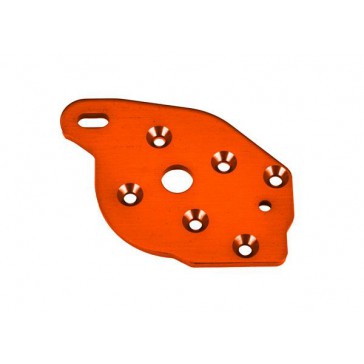 Plate, motor, 6061-T6 aluminum (orange-anodized)