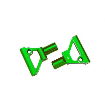 Suspenion arms, lower, front, 6061-T6 aluminum (green-anodized) (left