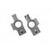 Carriers, stub axle, 6061-T6 aluminum (gray-anodized), left & right/