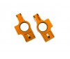 Carriers, stub axle, 6061-T6 aluminum (orange-anodized) (left & right