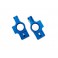 Carriers, stub axle, 6061-T6 aluminum (blue-anodized), (left & right)