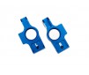 Carriers, stub axle, 6061-T6 aluminum (blue-anodized), (left & right)