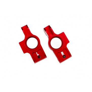 Carriers, stub axle, 6061-T6 aluminum (red-anodized), (left & right)/