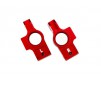 Carriers, stub axle, 6061-T6 aluminum (red-anodized), (left & right)/