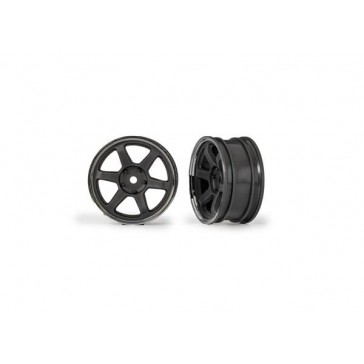 Wheels, 1.9" six spoke (graphite gray) (front) (2)