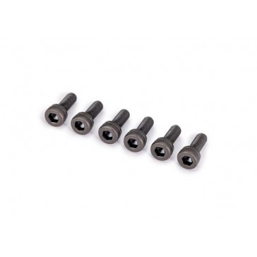 Screws, 3x8mm caphead machine (hex drive) (6)