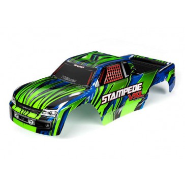 Body, Stampede (also fits Stampede VXL), green (painted, decals appli