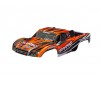 Body, Slash 4X4 (also fits Slash VXL & Slash 2WD), orange (painted, d