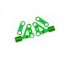 Suspension arms, upper, front, 6061-T6 aluminum (green-anodized) (lef