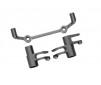 Steering bellcranks, drag link (gray-anodized 6061-T6 aluminum)/ 5x8x