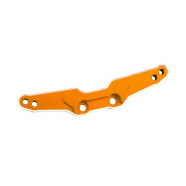 Shock tower, rear, 6061-T6 aluminum (orange-anodized)/ 3x15mm BCS (wi