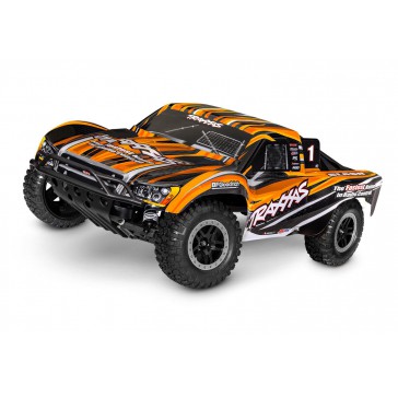 Slash: 1/10-Scale 2WD brushed HD w/USB-C - Orange