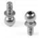 HARD STEEL BALL END 5.4MM WITH THREAD 6MM - NICKEL COATED (2)